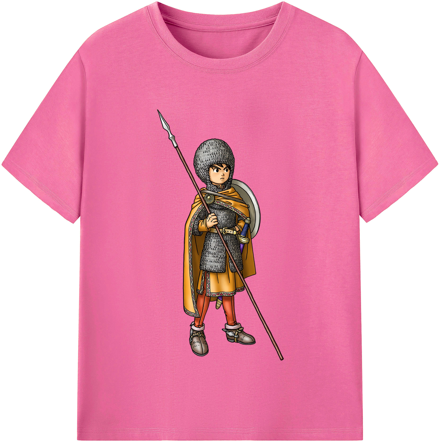 （画像用） ドラゴンクエスト Doragon Kuesuto Dragon Quest レディースカジュアルプリントTシャツ（綿100％）